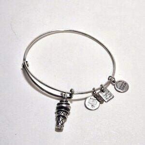 Alex and Ani Silver Ice Cream Charm Bracelet